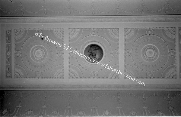 HEADFORD HOUSE CEILING OF DINING ROOM